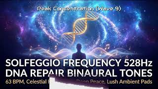 Celestial Resonance: 528Hz Binaural Beats for DNA Repair & Deep Relaxation