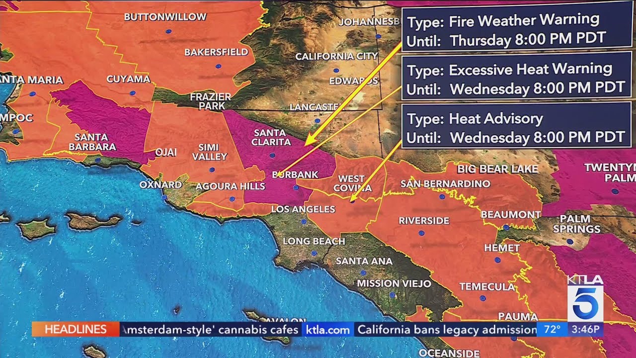 Southern California braces for heat and fire risks through Thursday ...
