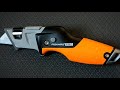 Fiskars PRO Folding Utility Knife item 770030-1001