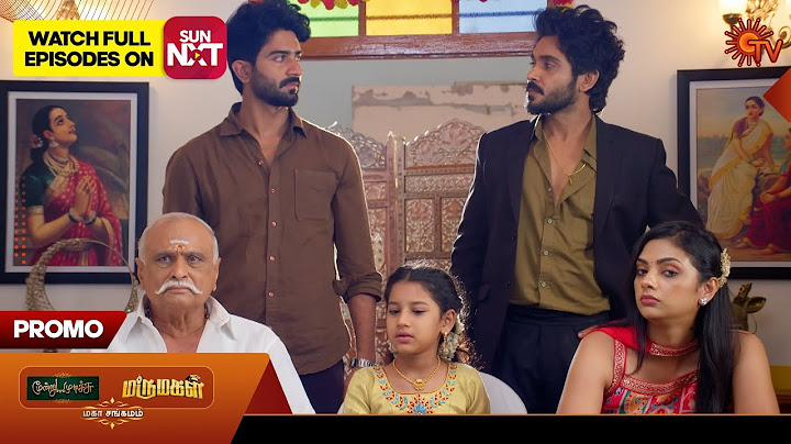 Marumagal & Moondru Mudichu - Mahasangamam | Promo | 25 June 2025 @ 8PM - 9PM | Sun TV