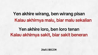 DENNY CAKNAN - WIRANG | Lirik Lagu Terjemahan