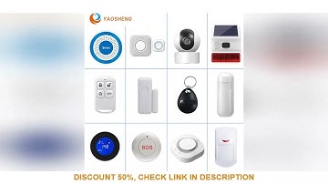 Home Burglar Security Alarm System Wireless Motion Sensor Detector Door Sensor Outdoor Siren Remote