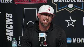 Alabama Baseball College World Series Media Day: Rob Vaughn, Tyler Fay, Justin Lebron & Brady Neal