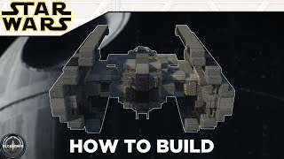 Darth Vader's TIE Advanced X1 | Minecraft Star Wars tutorial