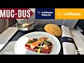 Wow lufthansa domestic businessclass  munic.sseldorf  canadair jet 900 tasting heimat 4k