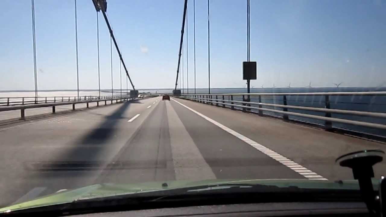 Fahrt über die Großer Belt Brücke