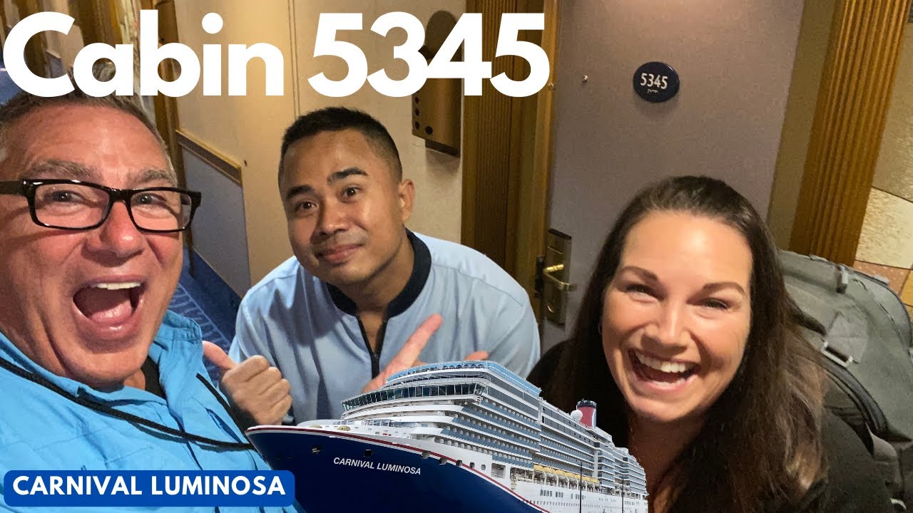Carnival Luminosa Balcony  Cabin 5345 - Full Tour & Review