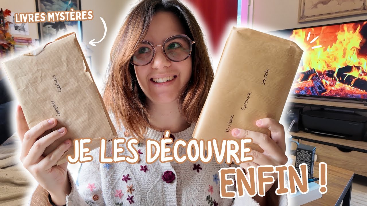 Trystan m'achète des livres 📚 Je découvre ENFIN les 2 derniers livres mystères !
