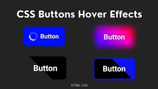 CSS Buttons Hover Effects using HTML and CSS Only