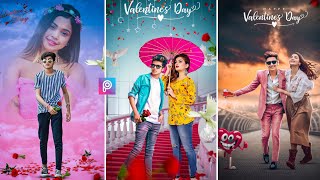Happy valentine day photo editing picsart | valentine day photo editing 2022 | couples photo editing screenshot 4