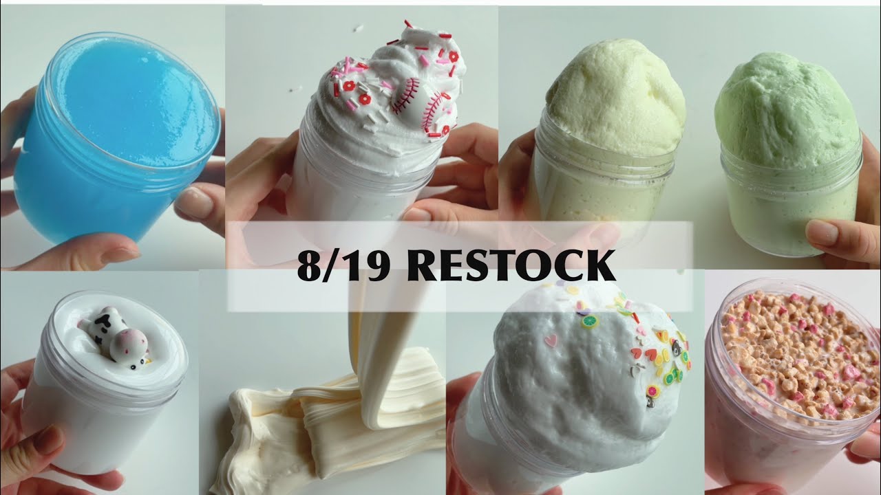 🙌🏻8/19 Satur【スライム販売】8種類の販売スライムのご紹介👩🏻‍🍳💚＊詳細は概要欄＊