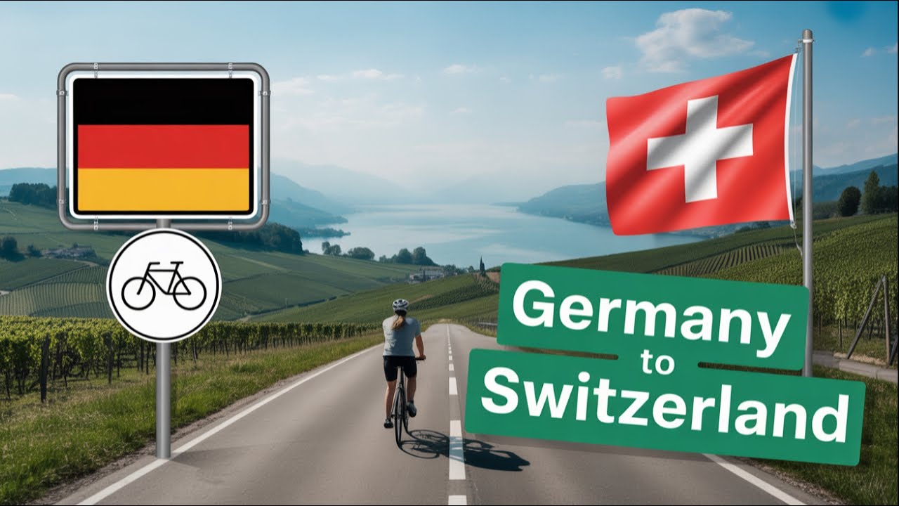 Cycling Paradise | Lake Constance from Germany to Switzerland | A First-Person Cycling Adventure