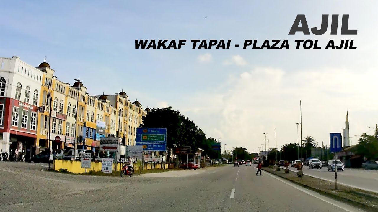 Terengganu: Wakaf Tapai - Jalan Kuala Berang - Pekan Ajil - Plaza Tol Ajil - Lebuhraya Pantai Timur