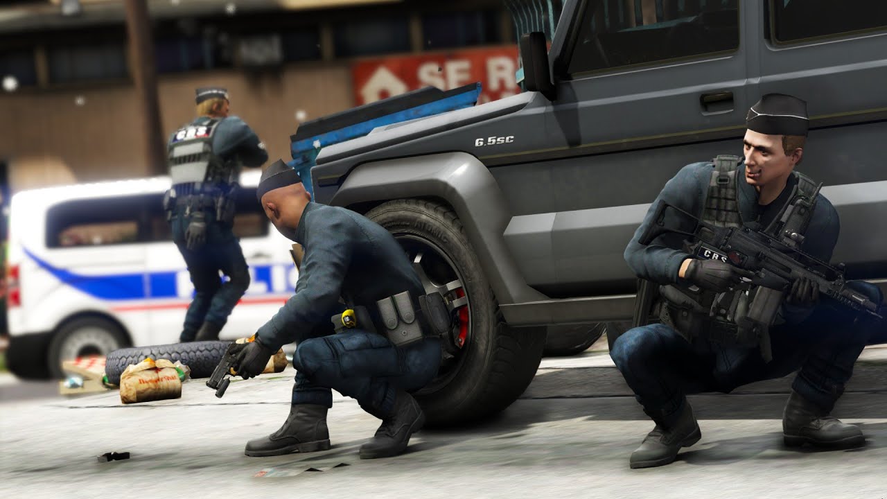 [GTA 5] LES CRS SE FONT TIRER DESSUS DANS UNE CITÉS | LSPDFR #763