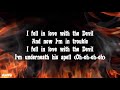 Avril Lavigne-I Fell In Love With The Devil LYRICS