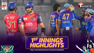 Rajshahi Warriors Batting Highlights vs Chattogram Royals | 1st Innings | Final | BPL 2026 screenshot 5