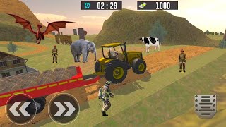 Real Farming Cargo Tractor: New Driving Simulator 2020 - Android Gameplay screenshot 4