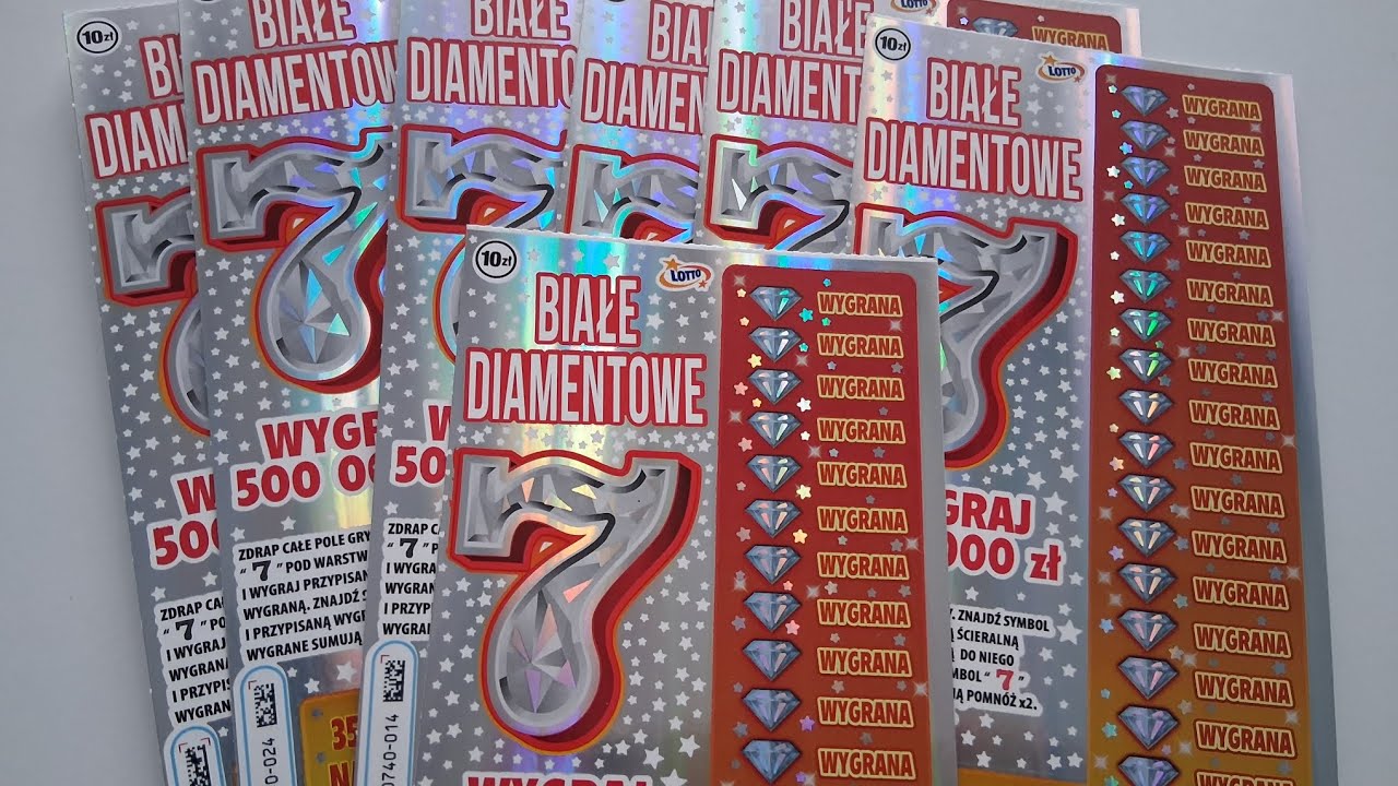 #1355 Premiera zdrapki Białe Diamentowe 7 👍💰😁 lotto oskubane 😄🎰🎊