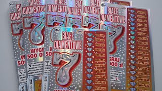 Premiera Zdrapki Białe Diamentowe 7 Lotto Oskubane