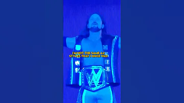 AJ Styles On His New Theme Music