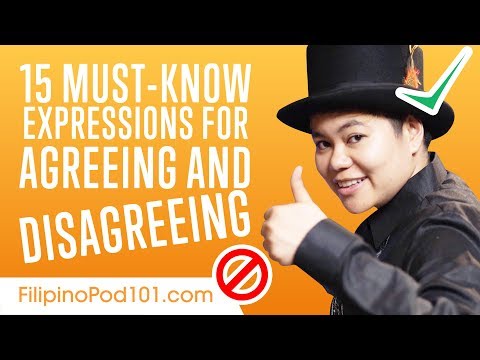 Must-Know Expressions for Agreeing and Disagreeing in Filipino