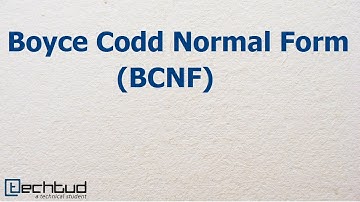 Boyce Codd Normal Form | Database Management System