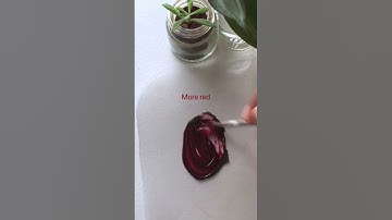 How to make Maroon✨| paint mixing | color mixing tutorial #shorts #youtubeshorts #artvideo