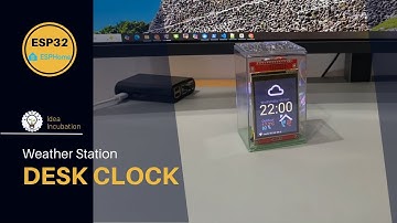 ESPHome Weather Station & Desk Clock with ESP32 C3 & Home Assistant!
