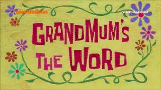 Spongebob Squarepants Fun-Sized Friendsgrandmums The Word - Le Cards Arabic