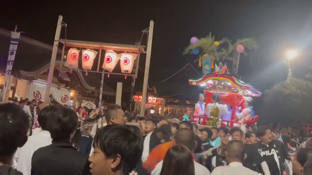 令和7年因島土生町祭り10月19日3