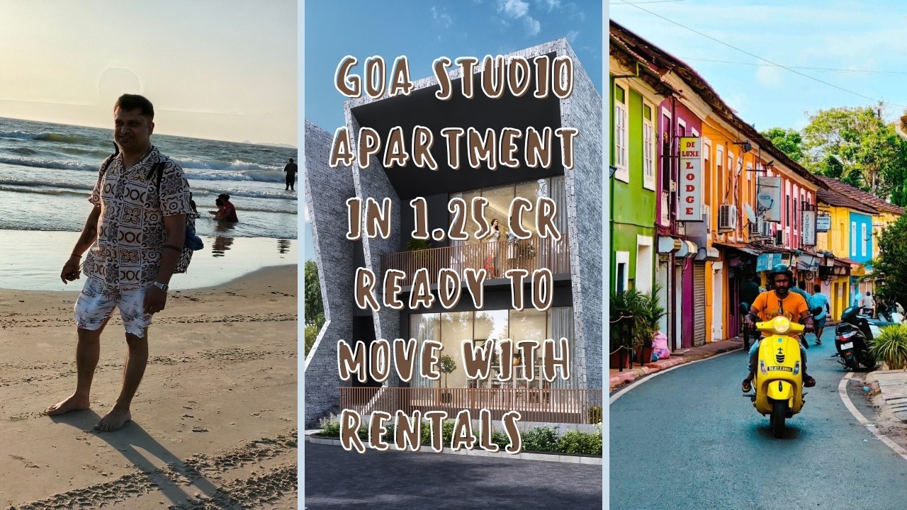 GOA STUDIO APARTMENTS READY TO MOVE IN 1.25 CR 2 BHK 8375852000
