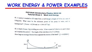 TUTORIAL SHEET 4 PHY1010