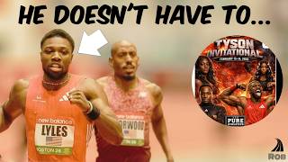 Noah Lyles Is Taking An Unnecessary Risk And It Could Break The World Record? Tyson Invite 200M