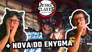 🔴react Akaza: Presságio de Destruição // Kimetsu no Yaiba // do Enygma 🔥