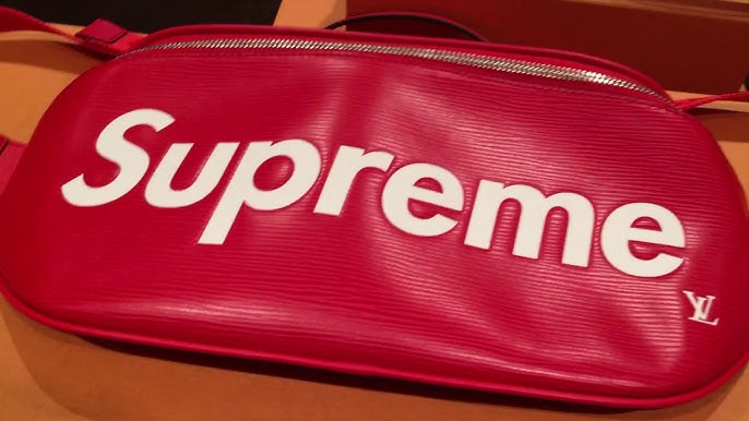 Best Replica Supreme X Louis Vuitton Backpack Black HD review/Unboxing from  aj23shoes.net 