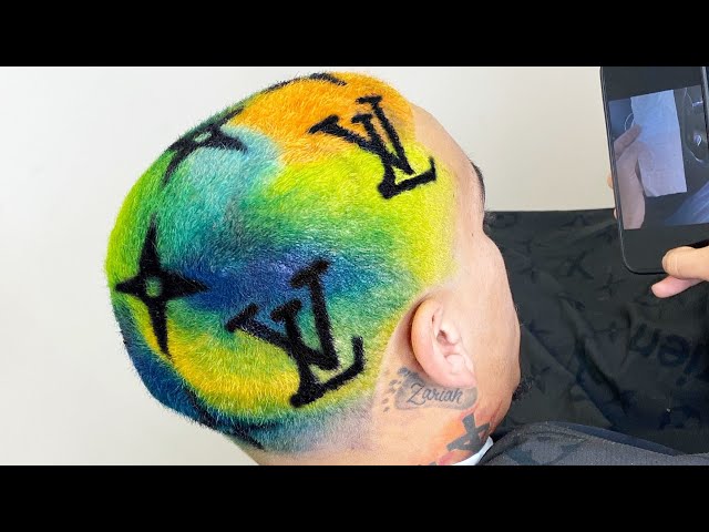 MUST SEE LOUIS VUITTON HAIR ART COLOR 😱😱 LV 