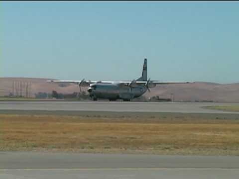 TRAVIS AFB 2008 C 133 FINAL LANDING