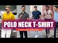 13 POLO NECK T-SHIRT&#39;S Outfit Ideas Men 🔥 Polo shirt fashion guide 🔥