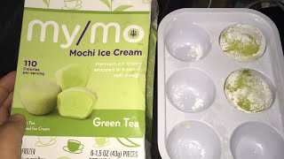 My/ Mo Green Tea Mochi ice cream review! & POM drinks