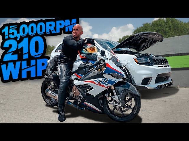 0-300 km/h DUELL: Porsche 918 Spyder vs BMW S 1000 RR! Motorrad