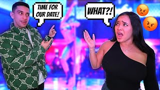 TAKING MY GIRLFRIEND ON A DATE TO THE STRIP CLUB!! *Bad Idea*