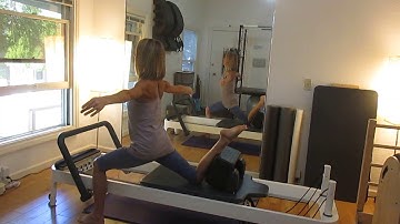 Hip Flexor Stretch on the Pilates Reformer
