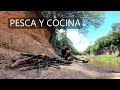 "Pesca y cocina" en hermoso arroyo y cascada. PESCA URBANA 2020