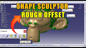 CATIA V5 - Shape Sculptor - Rough Offset