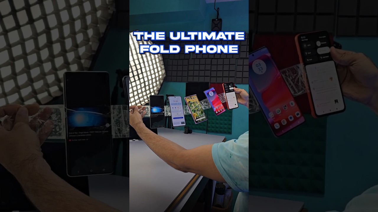 World's First Five-Fold Smartphone🤯 #shorts