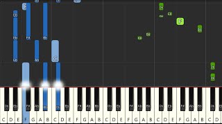 Ikson - Cloudy - Piano Tutorial / Piano Cover 🎹 - Synthesia