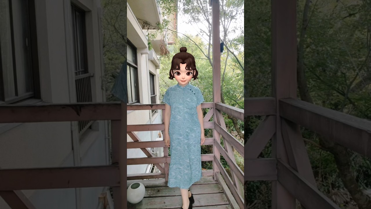 着物リメイク｜チャイナドレスチュニックができるまで #shortvideo