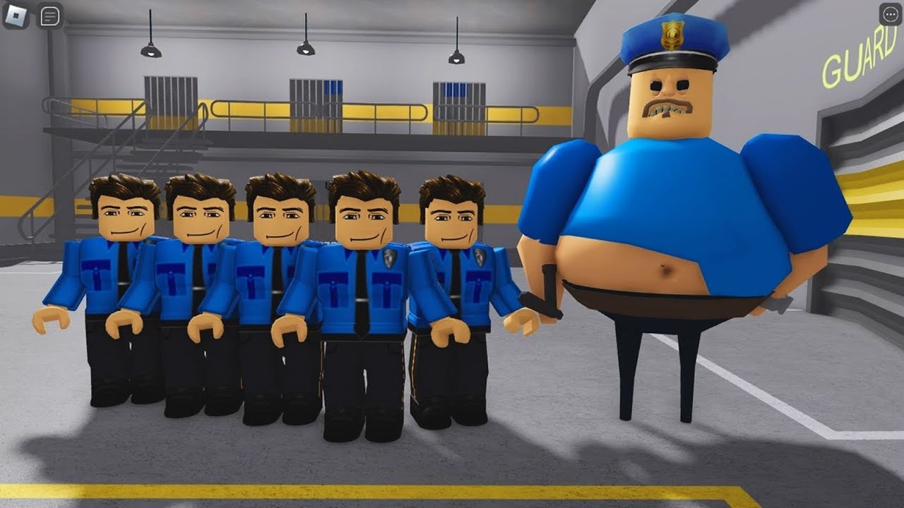 MILITARY BARRY Team Vs POLICE BARRY Team in BARRY'S PRISON - YouTube
