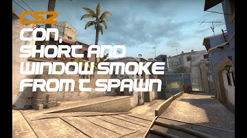 GET MID CONTROL 100% ON T SIDE MIRAGE WITH THESE 3 SMOKES IN CS2