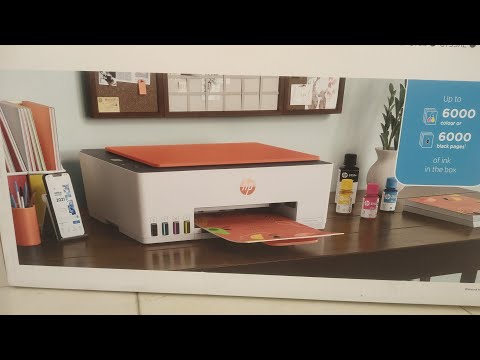 new printer Hp Smart Tank 589 wireless All-in-one Printer Unboxing And setup Rs 12500